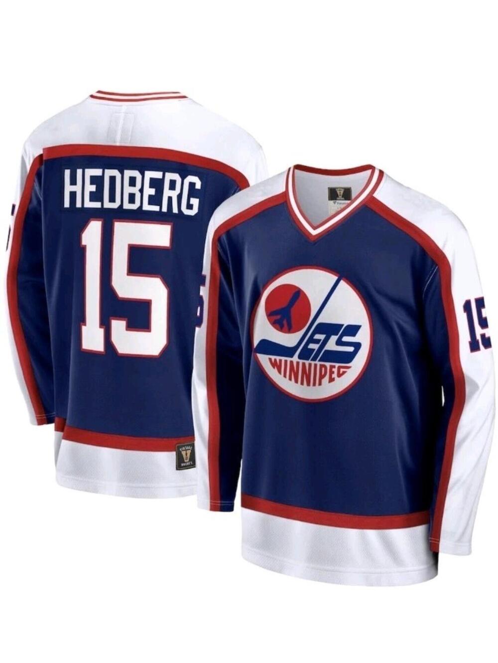 Anders Hedberg Winnipeg Jets Fanatics Premier Breakaway Retired Player Jersey L